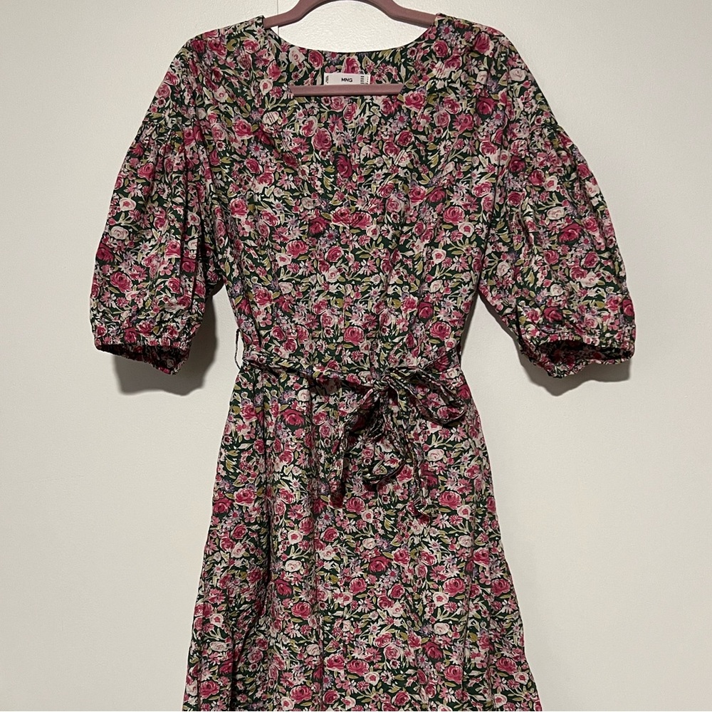 Flowers cotton dress